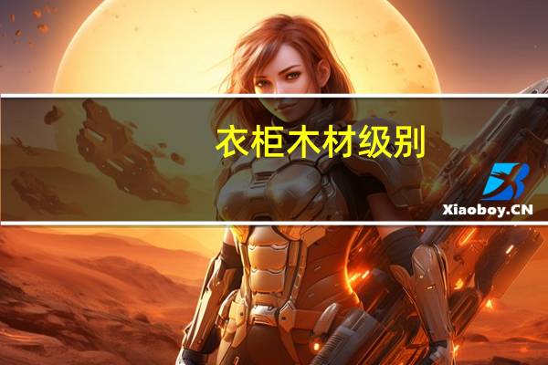 衣柜木材级别