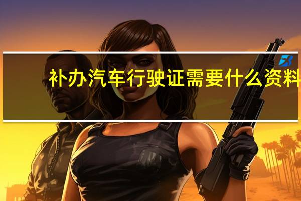 补办汽车行驶证需要什么资料