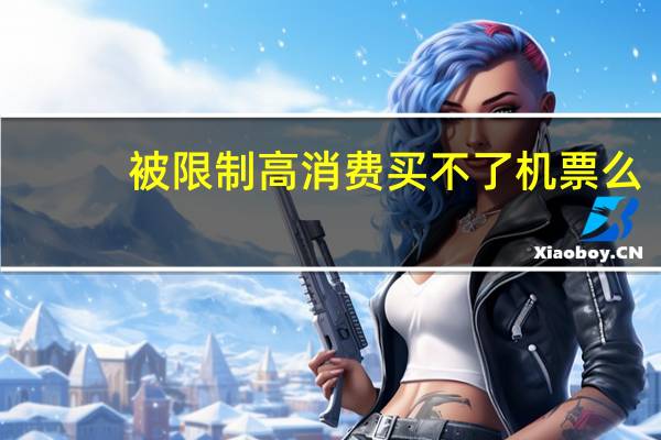 被限制高消费买不了机票么