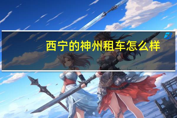 西宁的神州租车怎么样