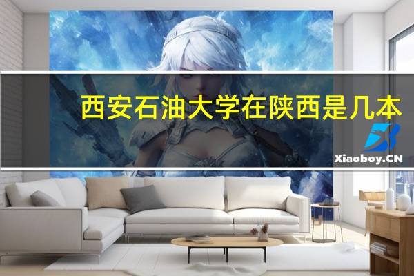 西安石油大学在陕西是几本