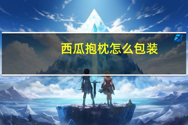西瓜抱枕怎么包装
