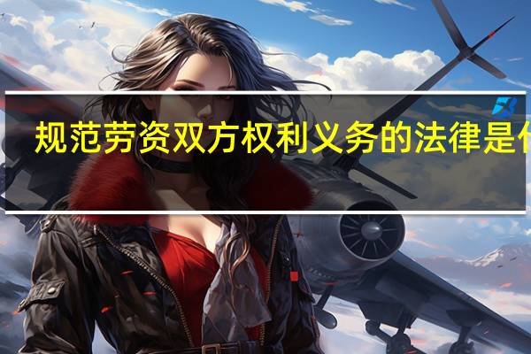 规范劳资双方权利义务的法律是什么