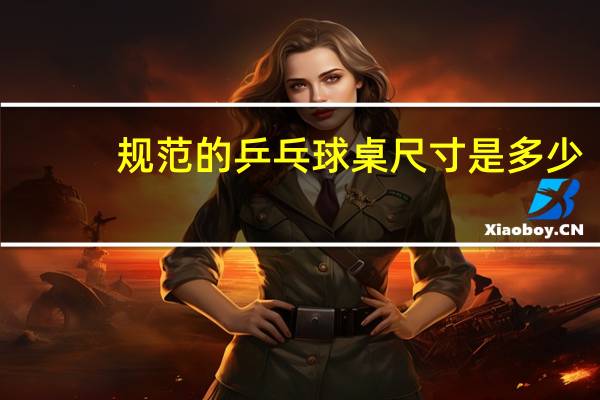 规范的乒乓球桌尺寸是多少