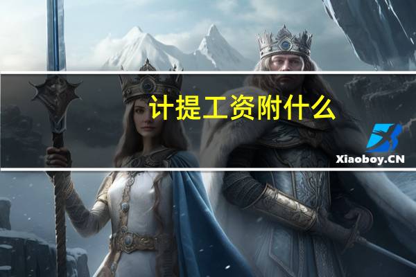 计提工资附什么