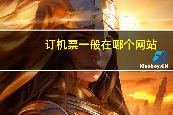 订机票一般在哪个网站