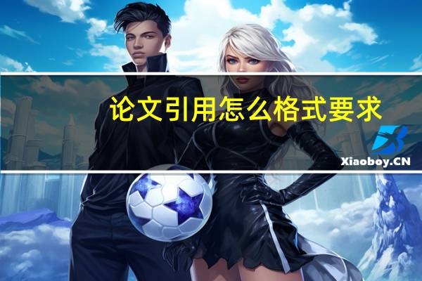 论文引用怎么格式要求