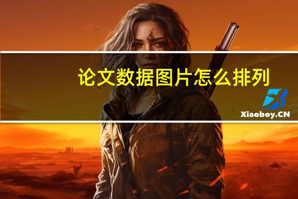 论文数据图片怎么排列
