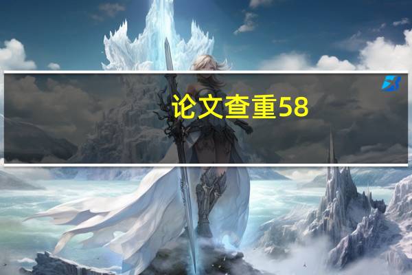 论文查重58