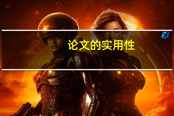 论文的实用性