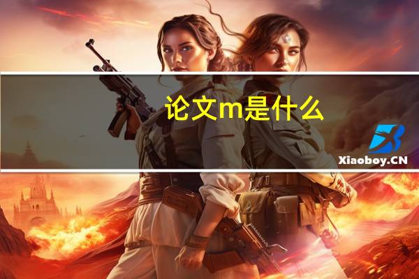 论文m是什么