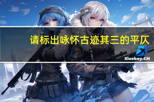 请标出咏怀古迹其三的平仄