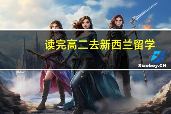 读完高二去新西兰留学