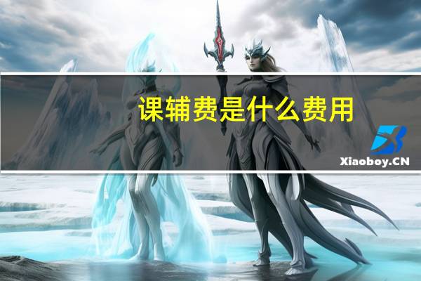 课辅费是什么费用