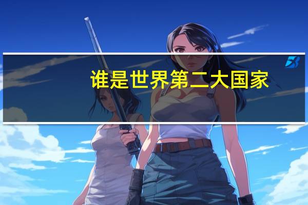 谁是世界第二大国家
