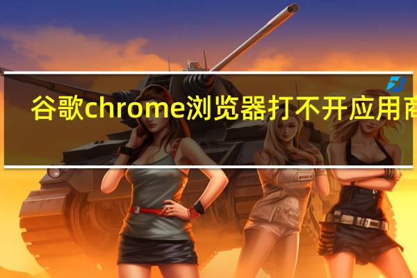 谷歌chrome浏览器打不开应用商店