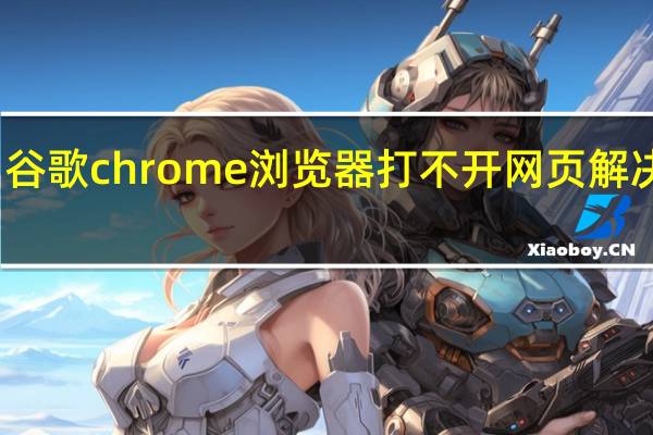 谷歌chrome浏览器打不开网页解决方法