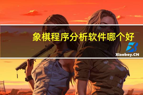 象棋程序分析软件哪个好