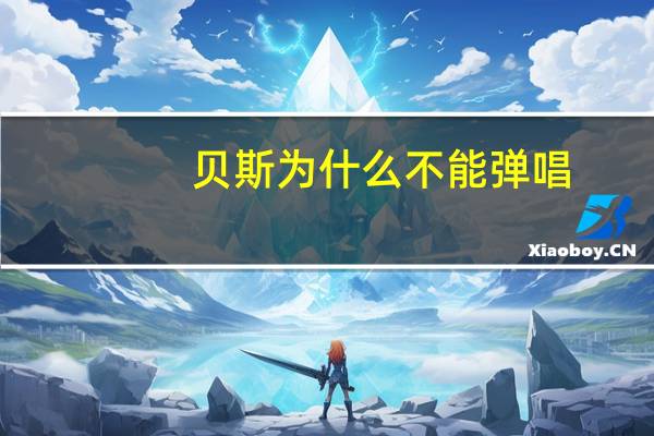 贝斯为什么不能弹唱