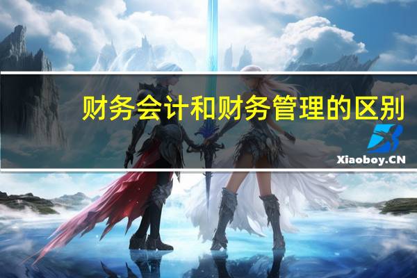 财务会计和财务管理的区别