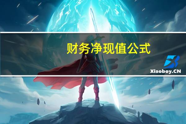 财务净现值公式
