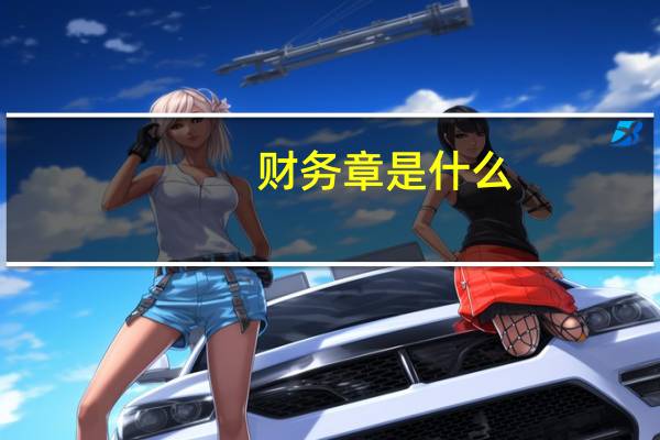 财务章是什么