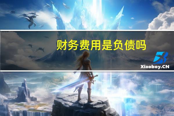 财务费用是负债吗