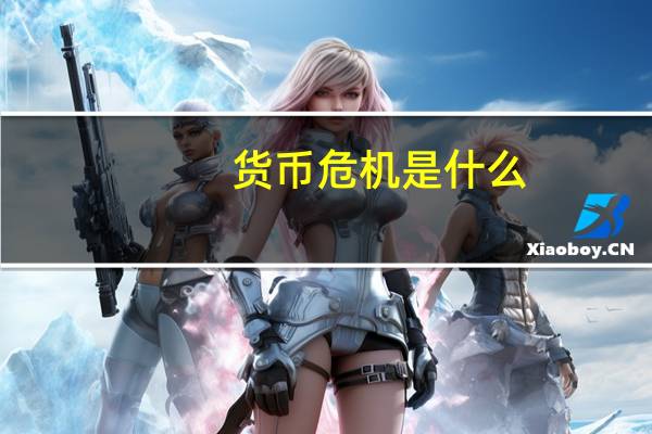 货币危机是什么