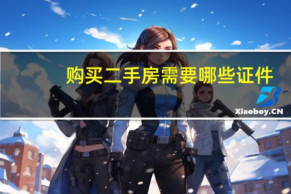 购买二手房需要哪些证件