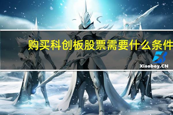 购买科创板股票需要什么条件