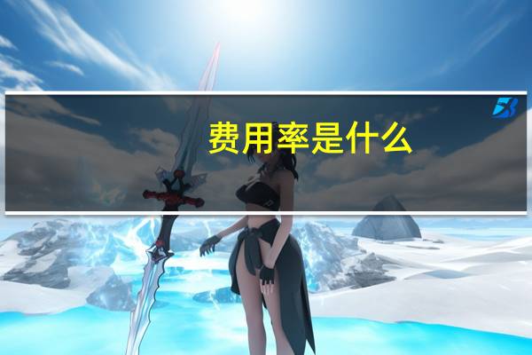 费用率是什么