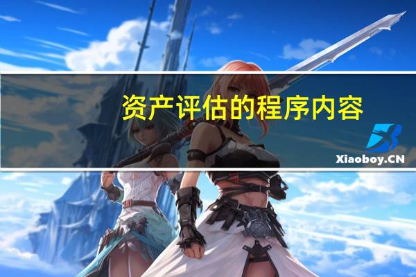 资产评估的程序内容