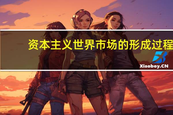 资本主义世界市场的形成过程