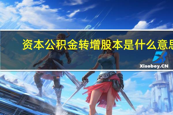 资本公积金转增股本是什么意思