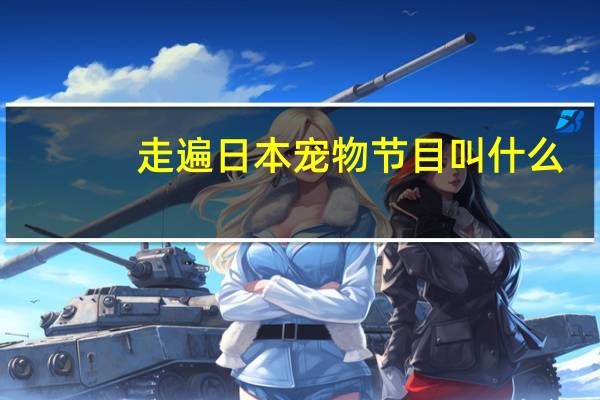 走遍日本宠物节目叫什么