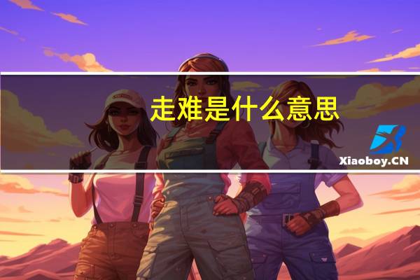 走难是什么意思