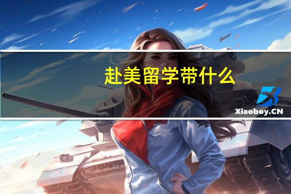赴美留学带什么