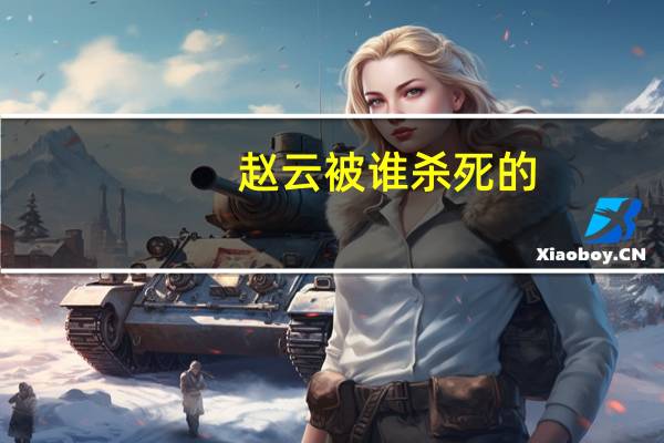 赵云被谁杀死的
