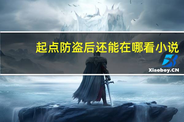 起点防盗后还能在哪看小说