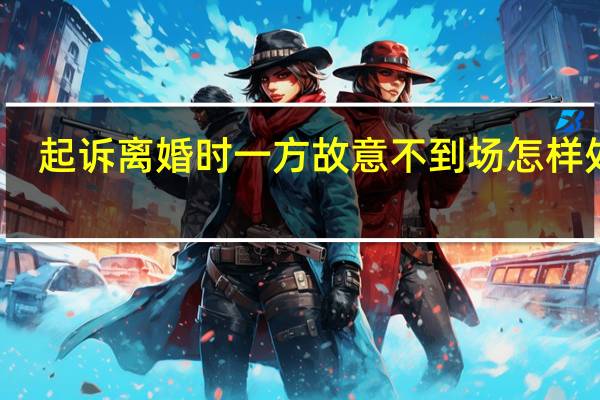 起诉离婚时一方故意不到场怎样处理