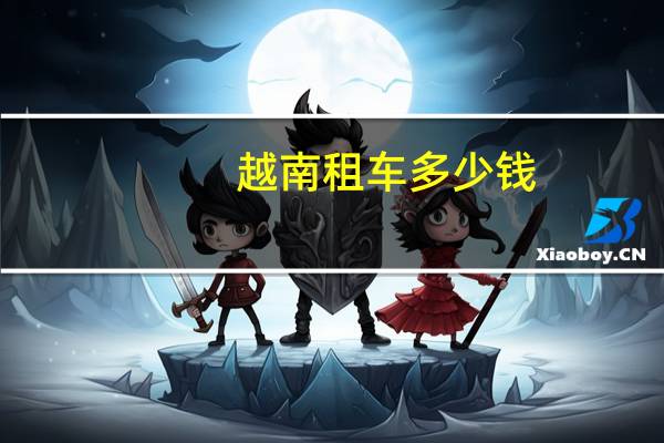 越南租车多少钱