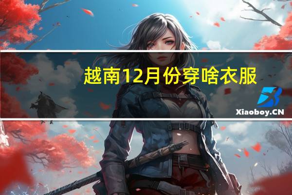 越南12月份穿啥衣服