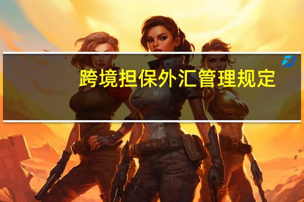 跨境担保外汇管理规定