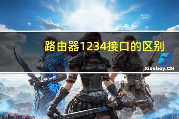 路由器1234接口的区别