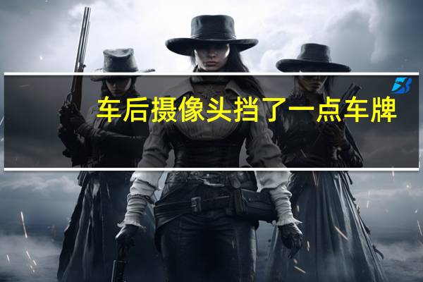 车后摄像头挡了一点车牌