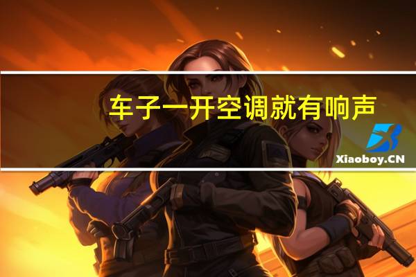 车子一开空调就有响声
