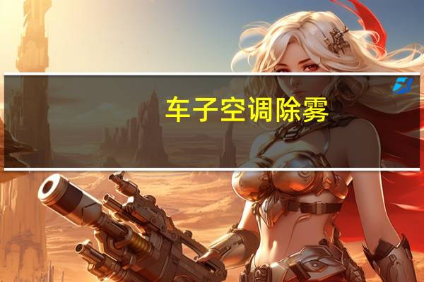 车子空调除雾