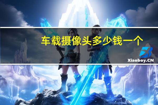 车载摄像头多少钱一个