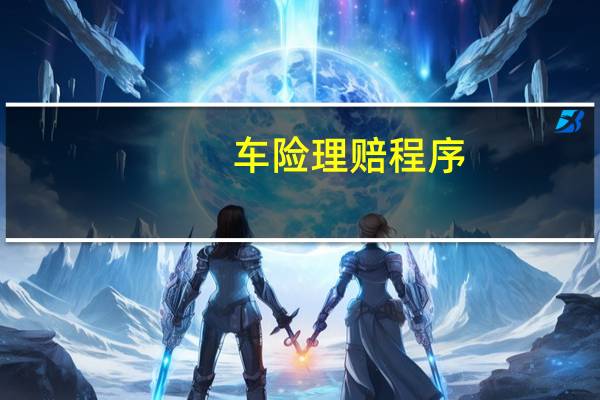 车险理赔程序