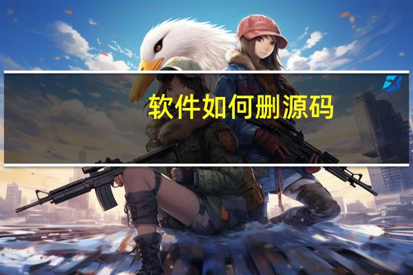 软件如何删源码